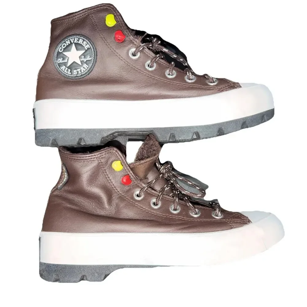 Converse Gore-Tex Lugged Leather Boots Women 6.5 - Picture 7 of 8